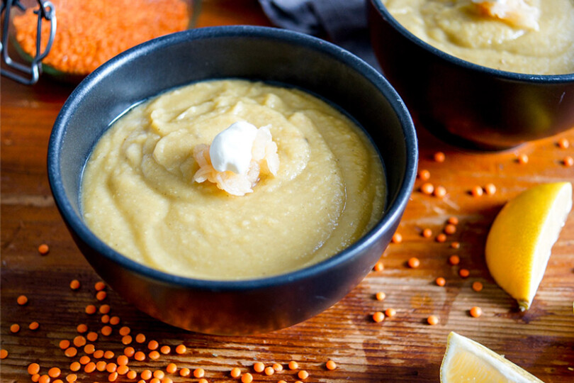 Sellerie-Linsen-Suppe