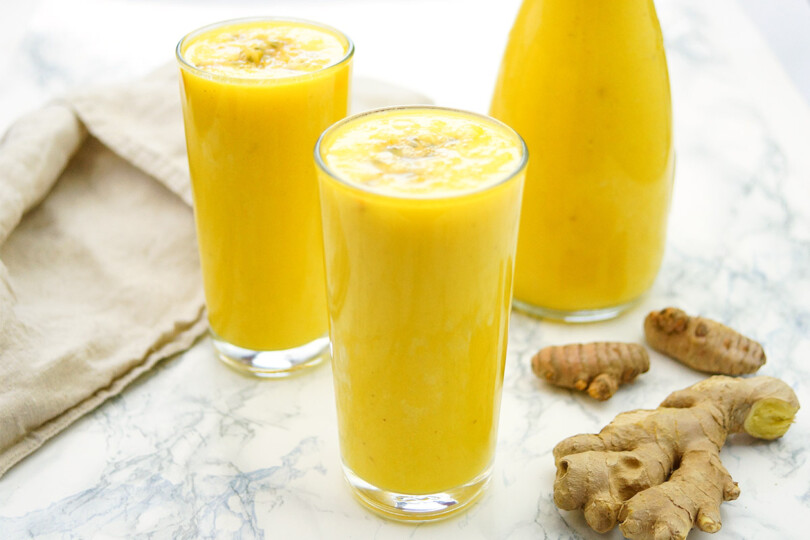 Ingwer-Kurkuma-Ananas Smoothie Rezept