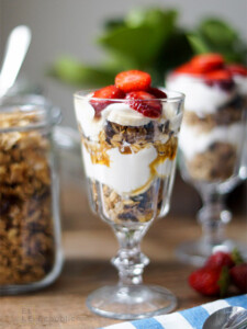 Coconut-Nut-Granola Parfait