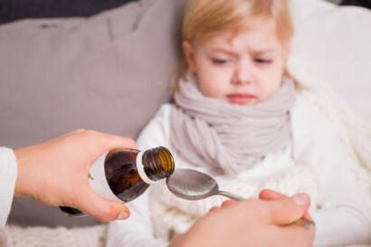 Kind krank Medizin