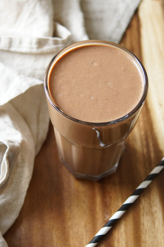 Fitnessshakes selber machen, Kakao Bananen Espresso Smoothie