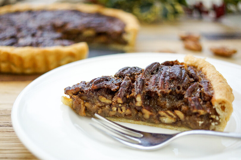 Pekannuss-Kuchen Rezept, Weihnachtskuchen, süße Dessert