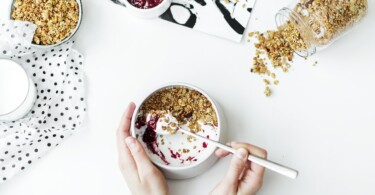 Gesunde Frühstück für Ballaststoffe ins Essen