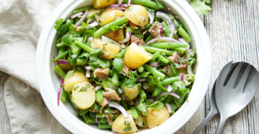 Bohnensalat mit Kartoffeln, Proteinlieferanten die nicht teuer sind