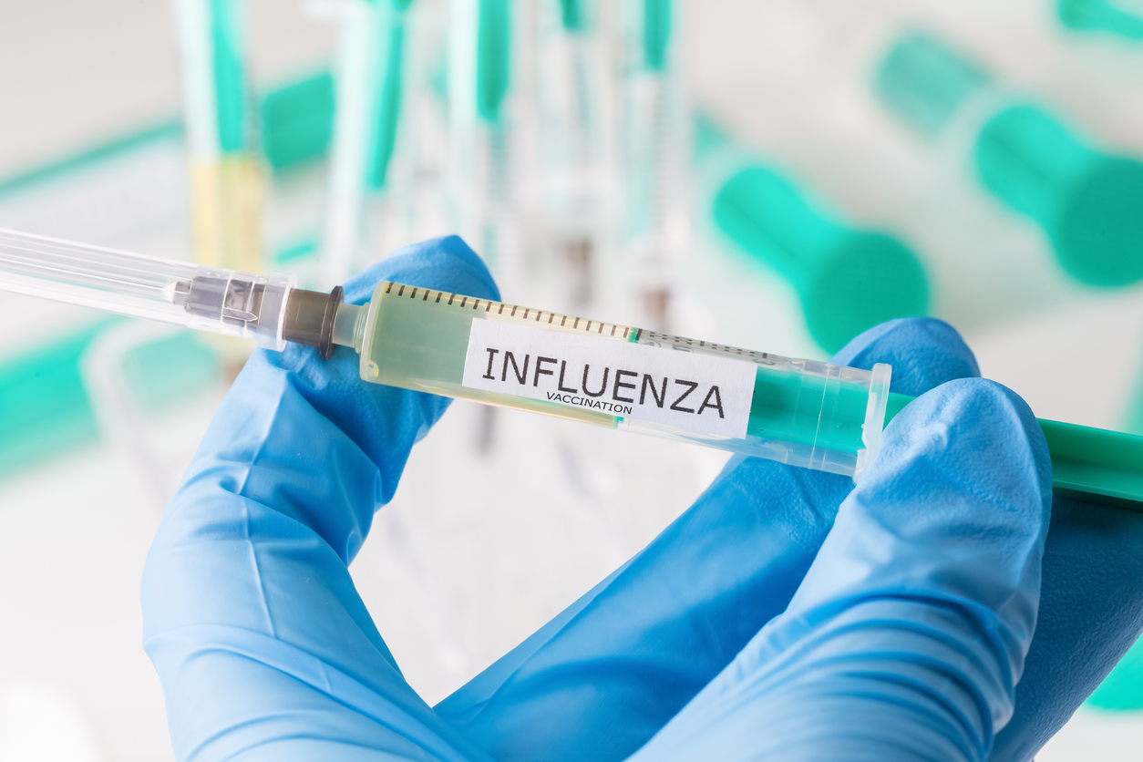 Influenza Impfstoff Spritze