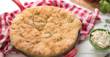 Brotzeit zum Oktoberfest Brot aus der Pfanne Rezept-2018-1