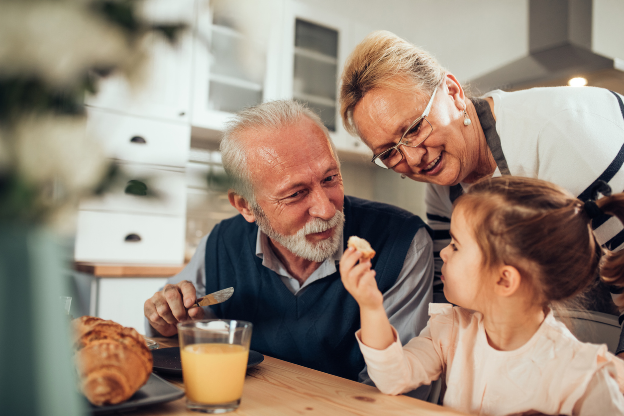 Übernachtung bei Oma und Opa