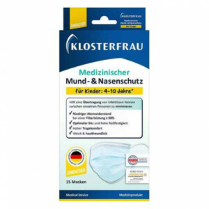 Platz 3 paracetamol KLOSTERFRAU Med. Mund- & Nasenschutz für Kinder