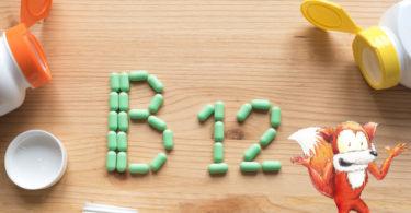 Der schlaue Fuchs klärt über Überdosierung von Vitamin B12 auf