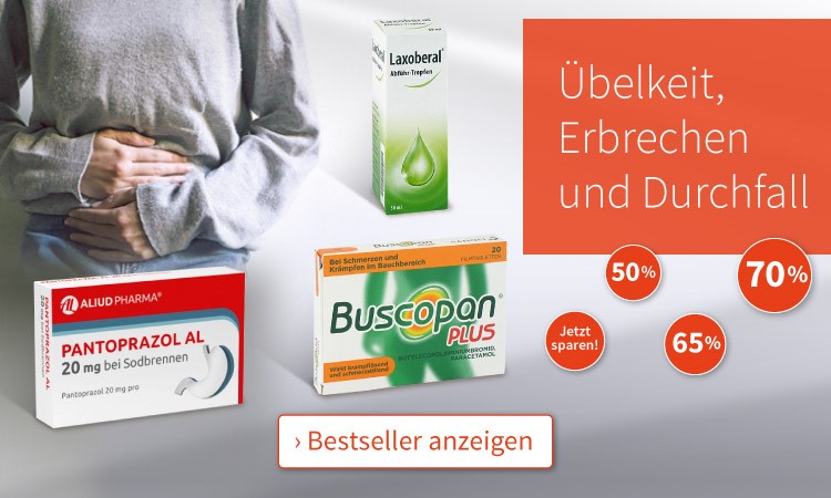 Übelkeit, Erbrechen und Durchfall